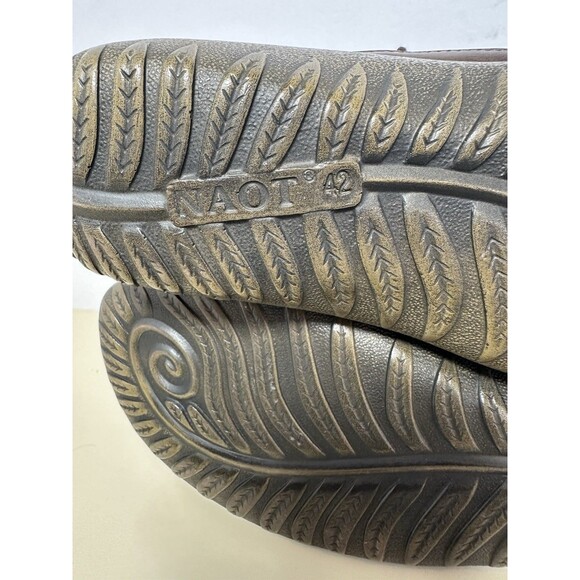 Naot Kata Women's Brown Leather Lace Up Sandals EU42 W11 - Picture 6 of 10